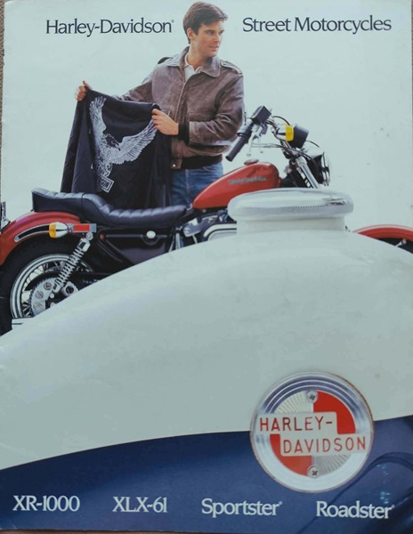 Harley Davidson Street Motorcycles - XR-1000, XLX-61, Sportster, Roadster - 1984